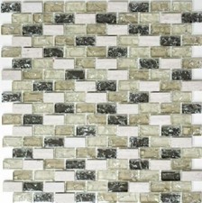 Mosaico vetro mattonelle - vetro,