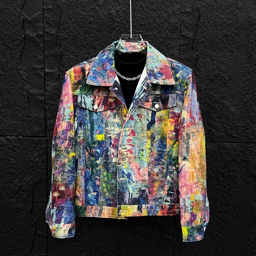 Uomo arcobaleno colore - colore, jeans
