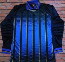 UHLSPORT MAGLIA SHIRT CALCIO PORTIERE NOLEL VINTAGE MADE IN ROMANIA (079) tg 6/7