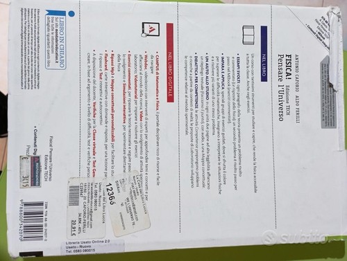 Libro scuola superiore fisica - libro,