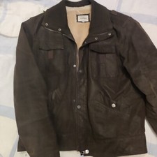 Cappotto Pelle Spessa Uomo, Interno Felpato