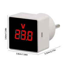Voltmetro digitale AC LCD per