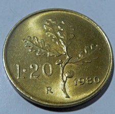 ITALIA REPUBBLICA 20 LIRE 1980