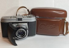 Fotocamera pieghevole vintage Kodak Retina IB con custodia in pelle NON TESTATA! Made In Germany