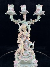 Antico candelabro porcellana