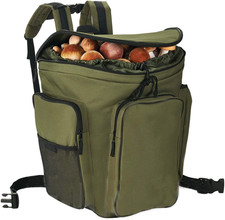 Cesto Zaino in Vimini Porta Funghi Verde Gerla Cesta Montagna Raccolta Funghi Cm