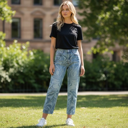 Jeans donna forever - jeans,