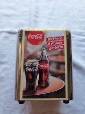 PORTA TOVAGLIOLI PORTATOVAGLIOLI COCA COLA DA BAR PUB IN ALLUMINIO A MOLLA NUOVO