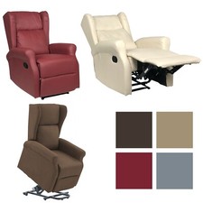 Poltrone Relax Reclinabile BARCELLONA Con Poggiapiedi