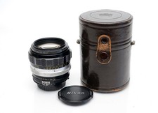 Nikon Nikkor-H obiettivo 85 mm f1.8 Ai. Ottica funzionante + pulita con custodia originale + tappi