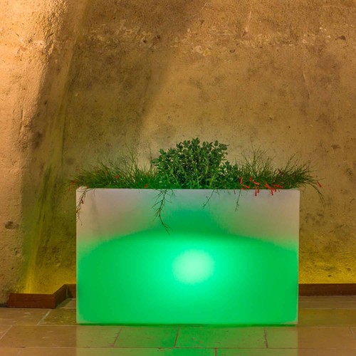 Vaso luminoso lampada fioriera - vaso,
