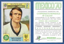 FIGURINA CALCIATORI PANINI MEXICO 70 - NUOVA/NEW - OVERATH - DEUTSCHLAND