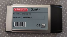 Sitecom Firewire Notebook Kit PC Card 2 Port w/cable FW-005 v2 & Adobe Premiere 