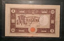 FALSO D’EPOCA 1000 LIRE GRANDE  M  DECR   22 /07 /1946