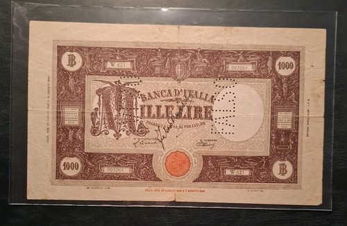 Falso epoca 1000 lire - falso,