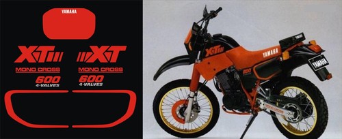 Kit adesivi yamaha 600 2kf - kit, xt