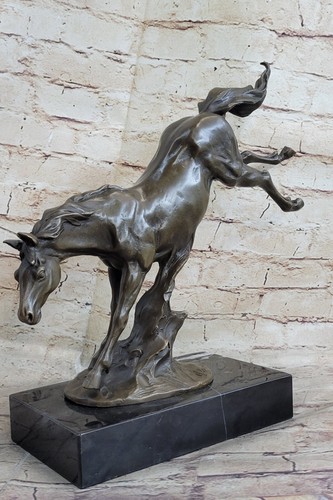 Scultura puledro arabo - scultura, di