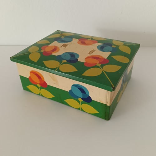 Scatola latta vintage da - latta,