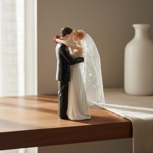 Statuina sposi per torta - torta, idea