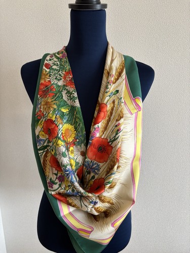 Sciarpa seta gucci vintage - sciarpa,