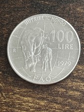 Moneta reale Italia 100 Lire