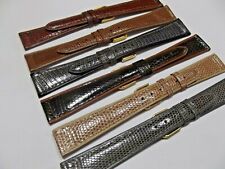 Cinturini vera pelle lucertola piatti ansa 18 -20mm watch orologi correa montre 