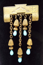 Spilla vintage grigia