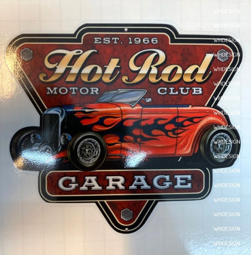 Hot rod custom car - car,, sticker