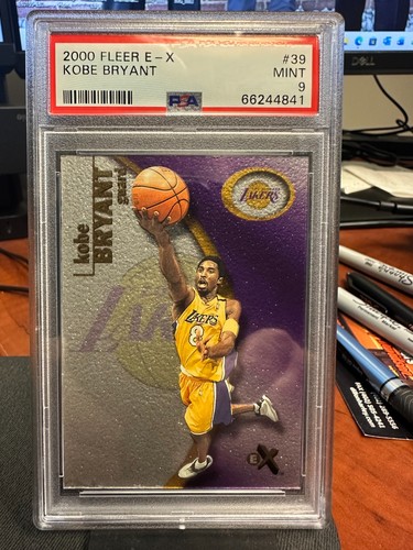 Carta nba fleer kobe - nba, e-x