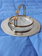 Antipastiera cestello 3 sezioni con vassoio inox 18/12