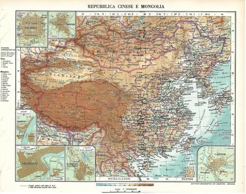 Carta geografica repubblica - carta,