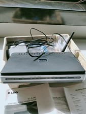 MODEM ROUTER D-LINK DSL-2640B  WIRELESS G  ADSL2+  USATO  COMPLETO DI ACCESSORI