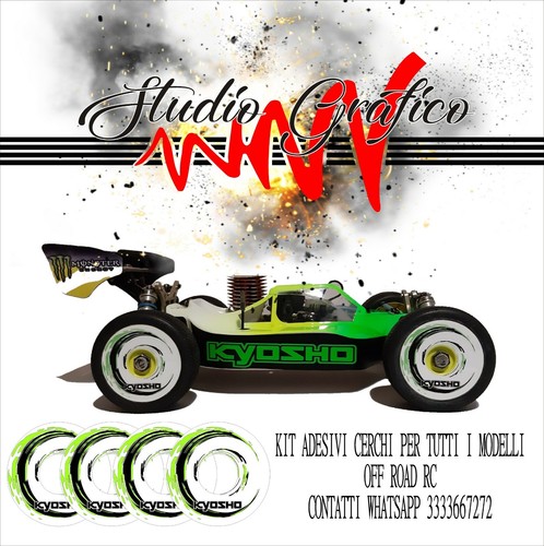 Kit adesivi cerchi kyosho - cerchi,