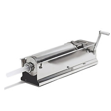 PAVI Insaccatrice manuale Palumbo 2 velocità 5 kg in Acciaio Inox per insaccati