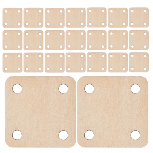 Pezzi carte legno 4 - pezzi, fori