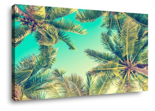 Quadro tela 120x80cm palme - tela,