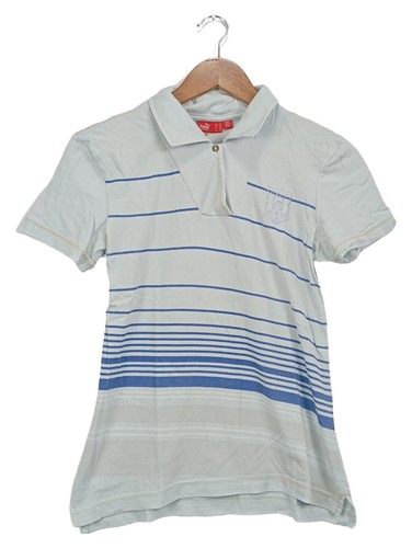Puma polo donna blu righe - puma, a