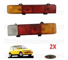 COPPIA FARO FANALE POSTERIORE  FIAT CINQUECENTO DAL 92 99  GRUPPO OTTICO