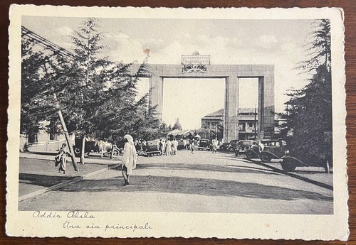 Cartolina coloniale addis - cartolina, coloniale-addis