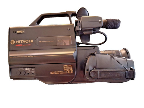 Videocamera analogica hitachi - videocamera,