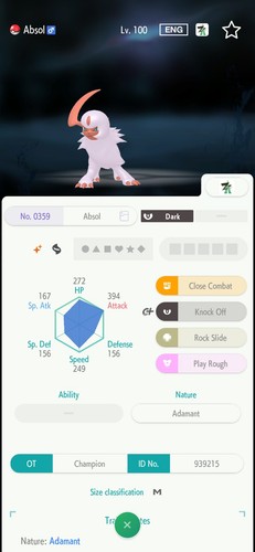 Absol 6iv shiny pronto - absol,