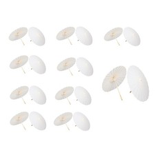 20 Pezzi di Ombrelli di Carta