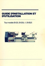 BV20 BV20L1 BVB25 Manuale uso e manutenzione tornio