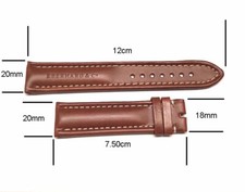 EBERHARD cinturino 20mm 080 navymaster 32021 32022 32023 32024 32029 32112 31012