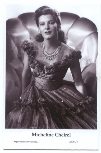 Cartolina micheline cheirel - cartolina,