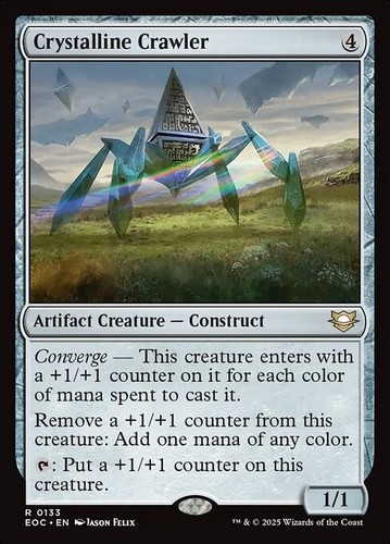 Magic card english crystalline - card,