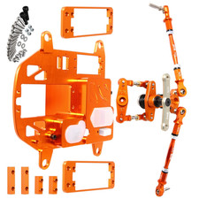 CNC 7075 Sistema di sterzo simmetrico con kit custodia batteria per HPI Baja 5B 5T 5SC