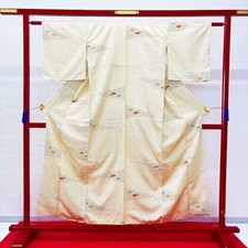 Kimono giapponese 'KOMON' poliestere/onda/modelli tradizionali/lunghezza:...