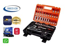 SET CHIAVI A BUSSOLA CON CRICCHETTO 53 PEZZI ATTACCO 1/4VANADIUM  G-10025