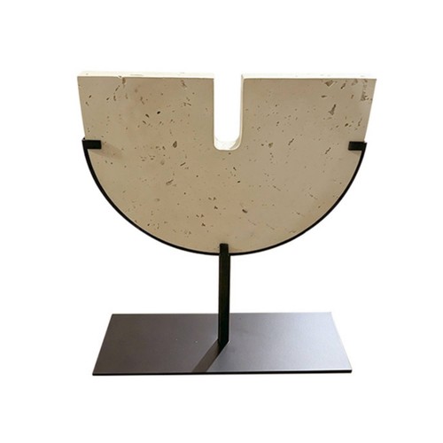 Scultura tavolo travertino - scultura,